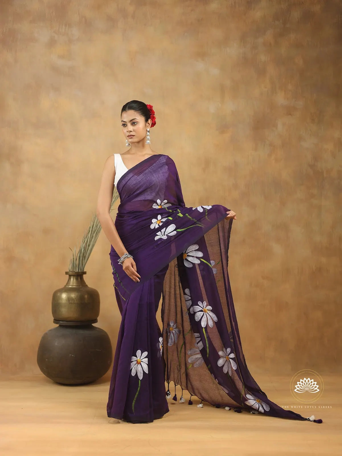 Hand Painted Mul Cotton