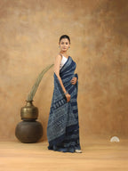 Handblock Print Saree