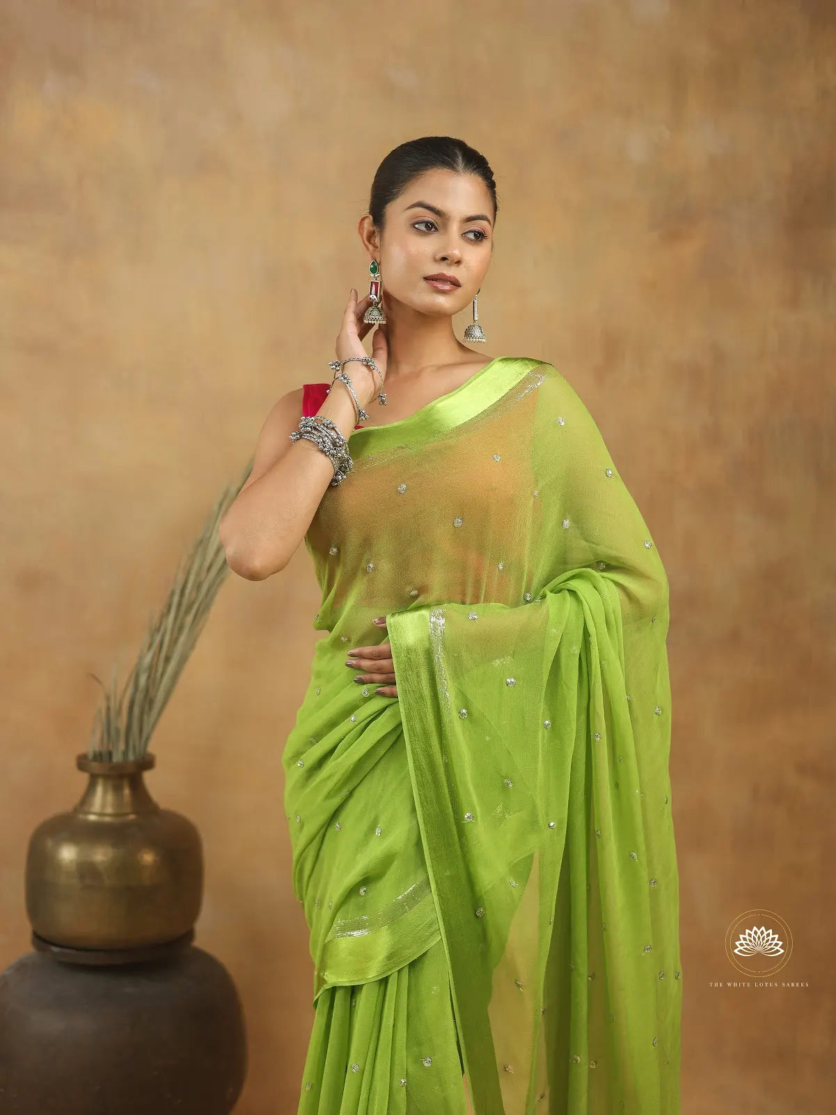 Viscose Georgette Saree