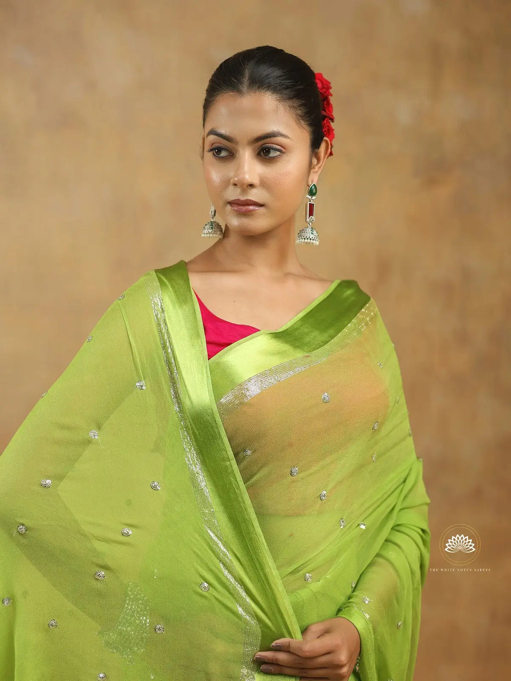 Viscose Georgette Saree