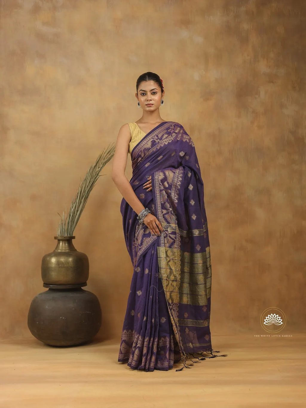 Khadi Cotton Jamdani Weave
