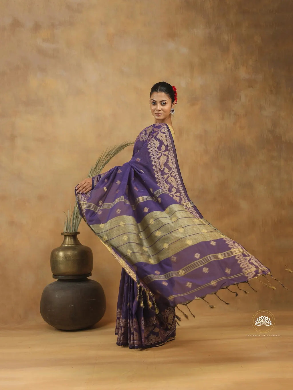 Khadi Cotton Jamdani Weave