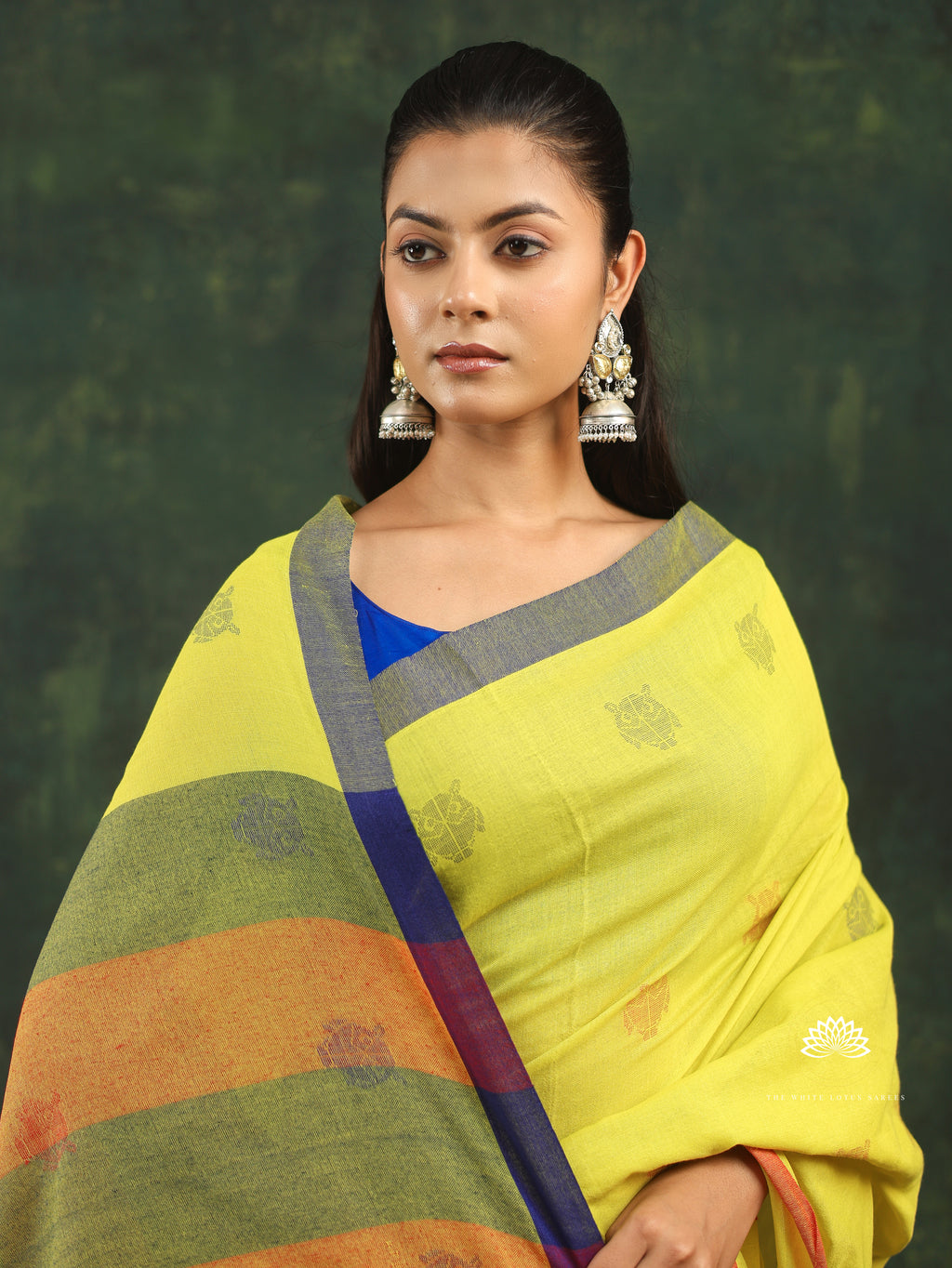 Parrot green with yellow