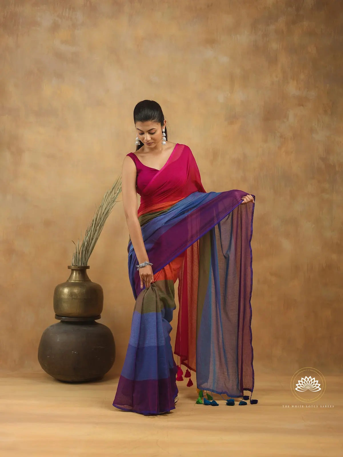 Mul Cotton Saree